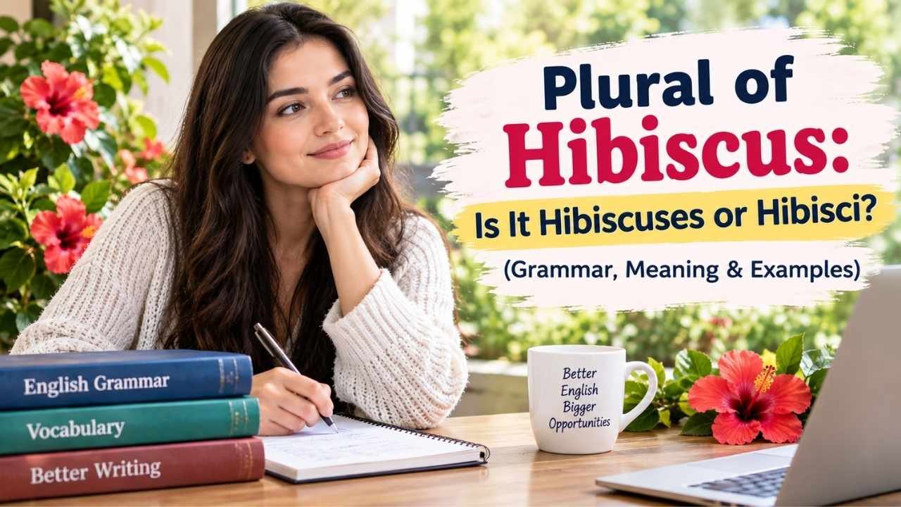 If you've ever wondered about the plural of hibiscus, you're not alone.