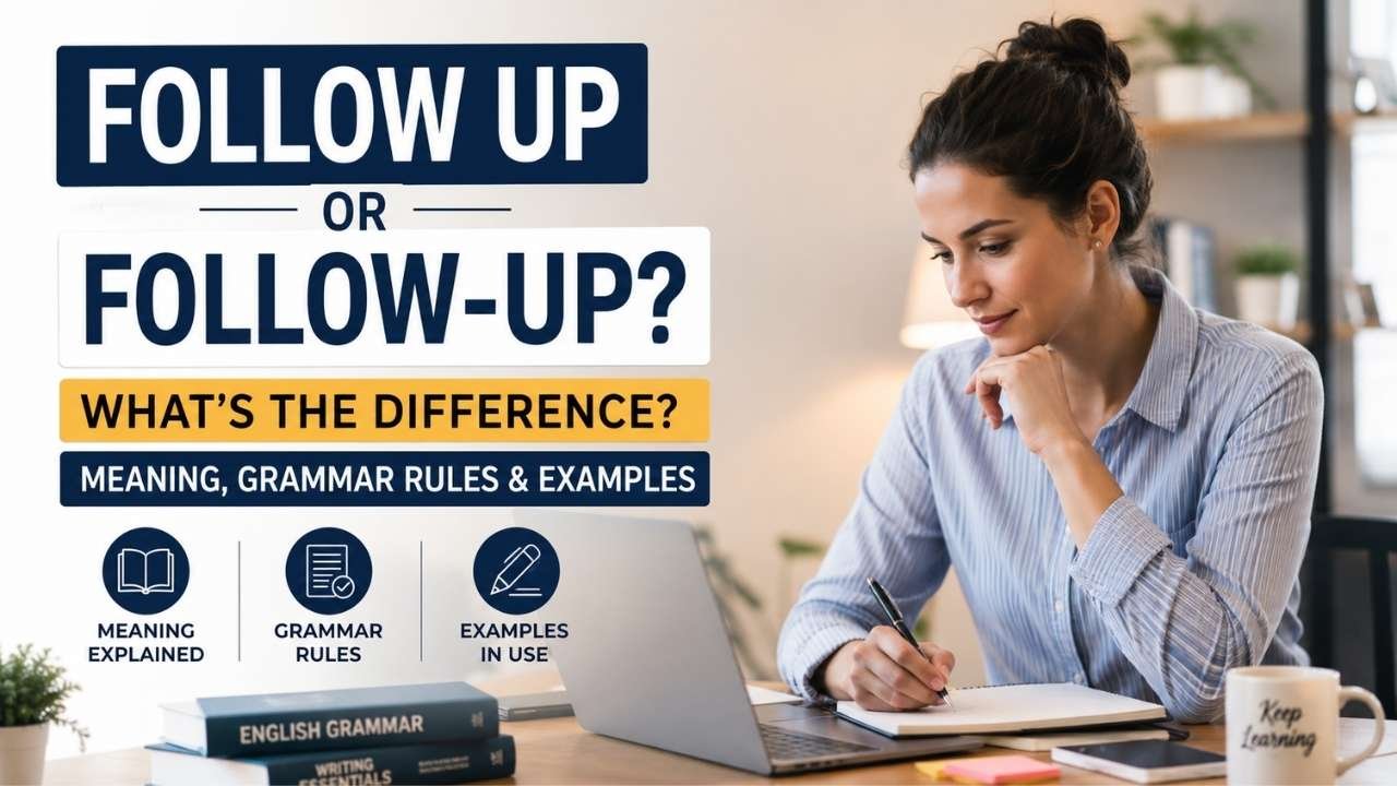 Have you ever paused while writing and wondered whether you should use follow up, follow-up, or followup?
