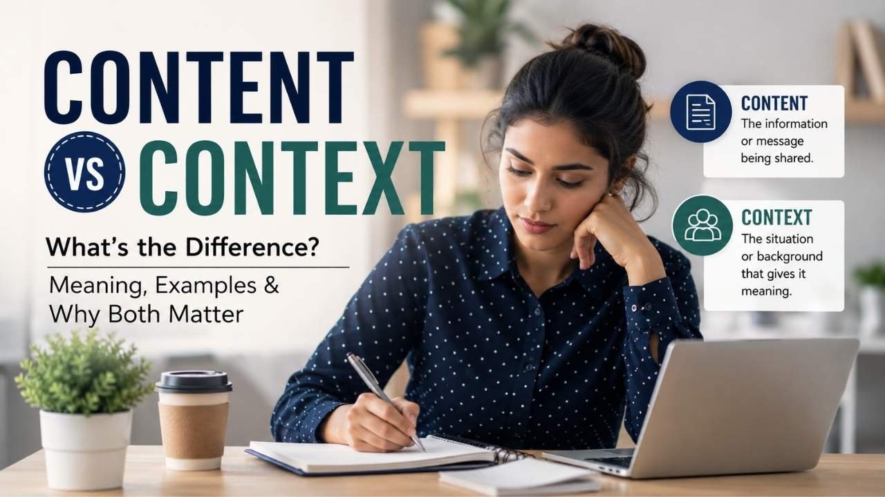 Understanding content vs context is important because the same message can be understood in very different ways depending on the circumstances.