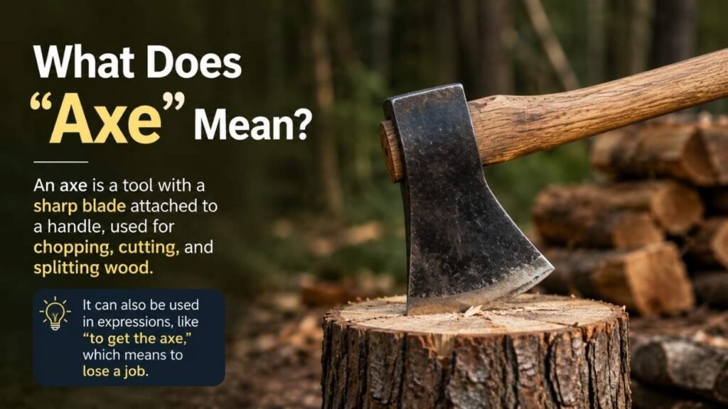 What Does "Axe" Mean?