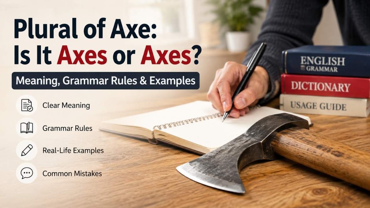 If you've ever wondered about the plural of axe, you're not alone.