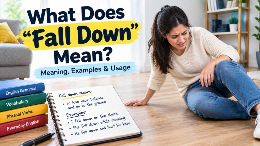 What Does "Fall Down" Mean?
