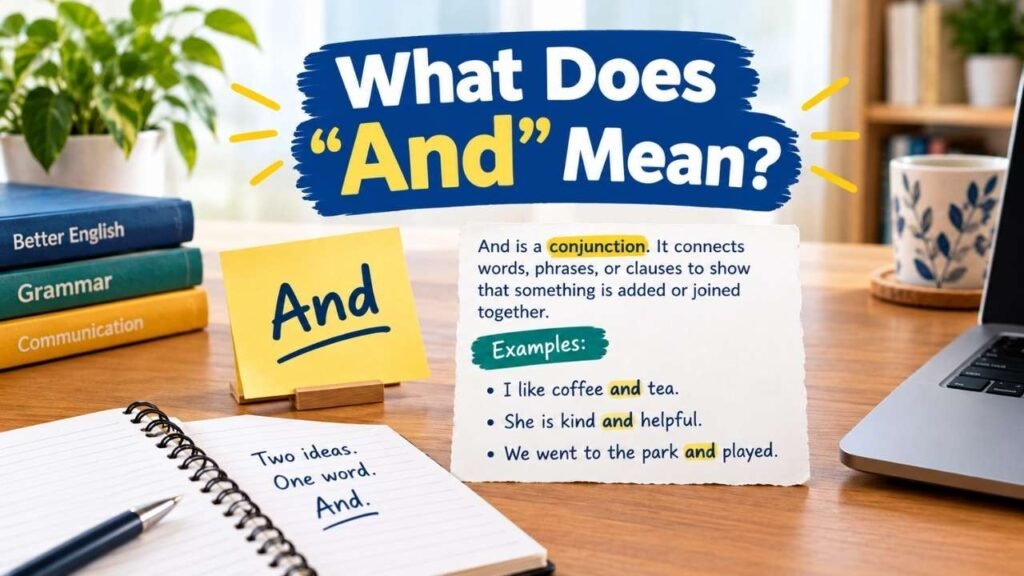What Does "And" Mean?