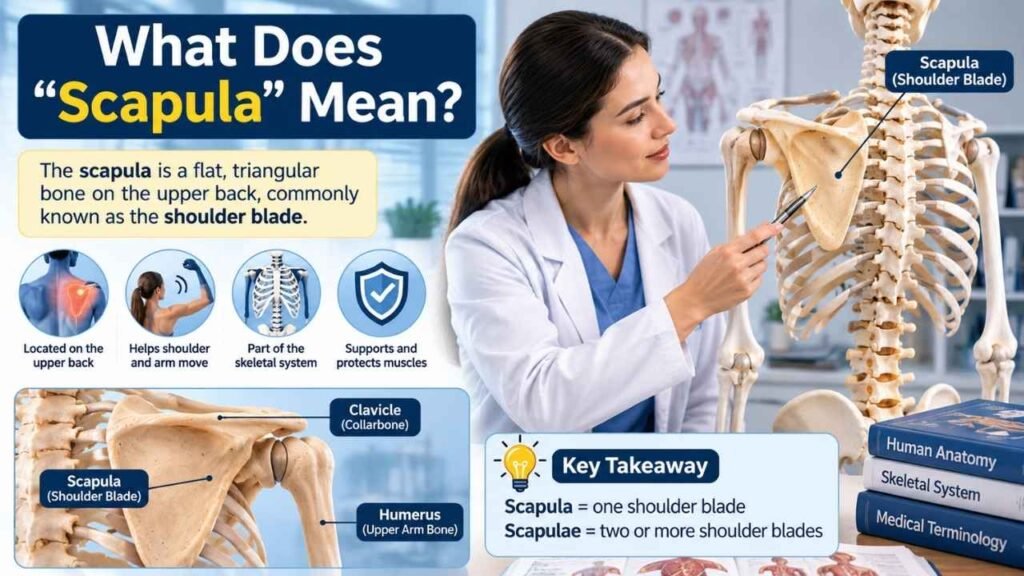What Does "Scapula" Mean?