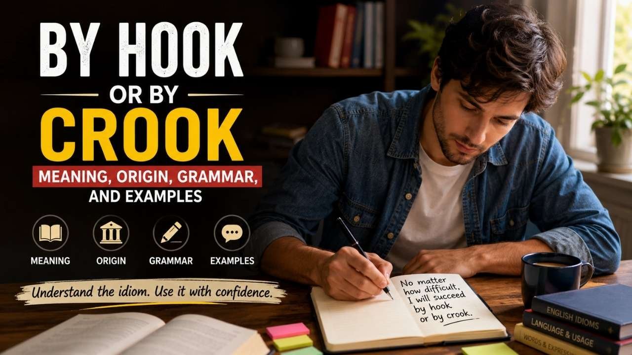 Have you ever heard someone say they would achieve something "by hook or by crook" and wondered what they meant?