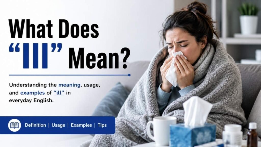 What Does "Ill" Mean?