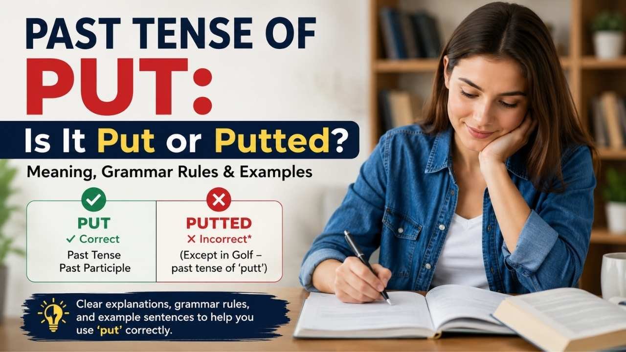 If you've ever wondered about the past tense of put, you're not alone.