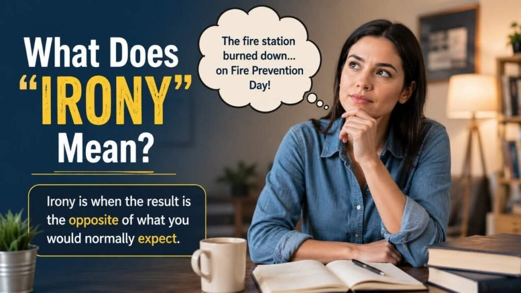 What Does "Irony" Mean?