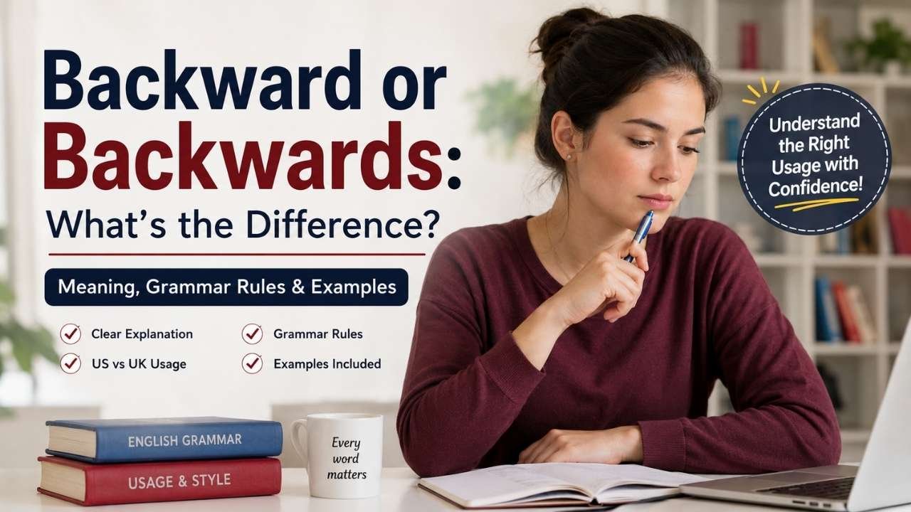 Have you ever paused while writing and wondered whether backward or backwards is the correct choice? You're not alone.