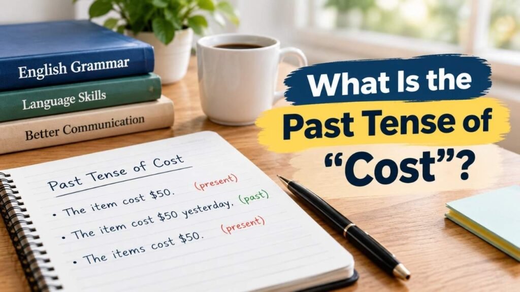 What Is the Past Tense of "Cost"?