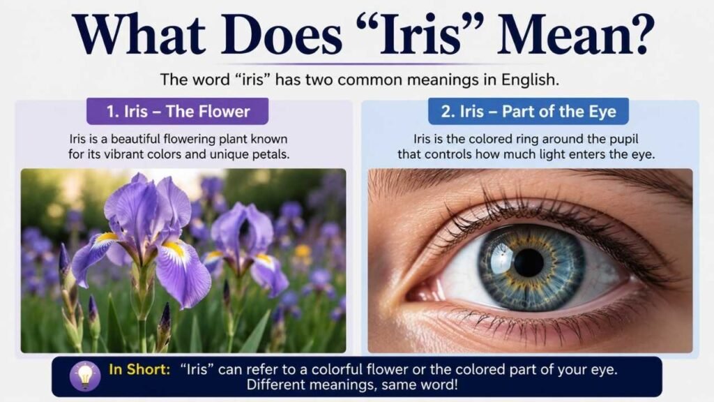 What Does "Iris" Mean?