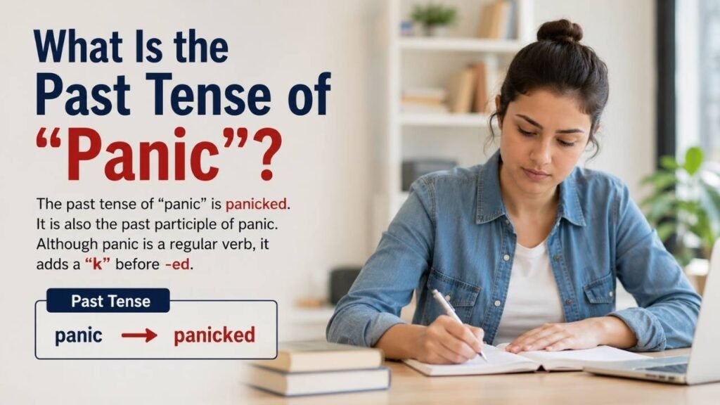 What Is the Past Tense of "Panic"?