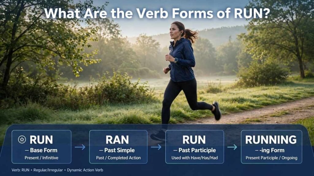 What Are the Verb Forms of "Run"?