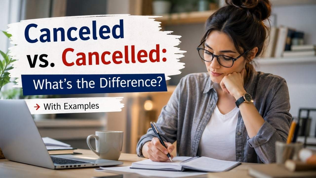 Have you ever paused while writing and wondered whether canceled vs cancelled is the correct spelling?