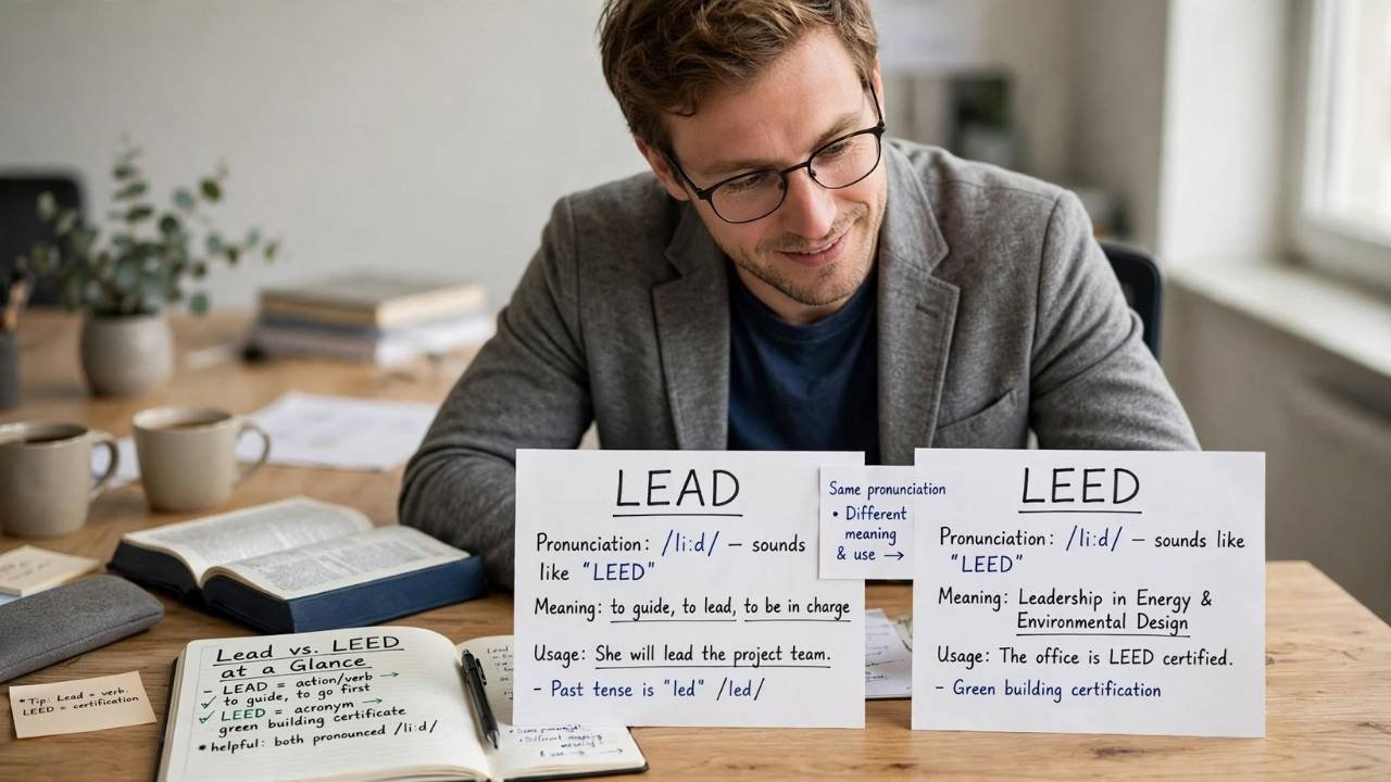 Have you ever wondered whether Lead and LEED mean the same thing?