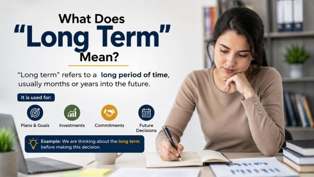 What Does "Long Term" Mean?