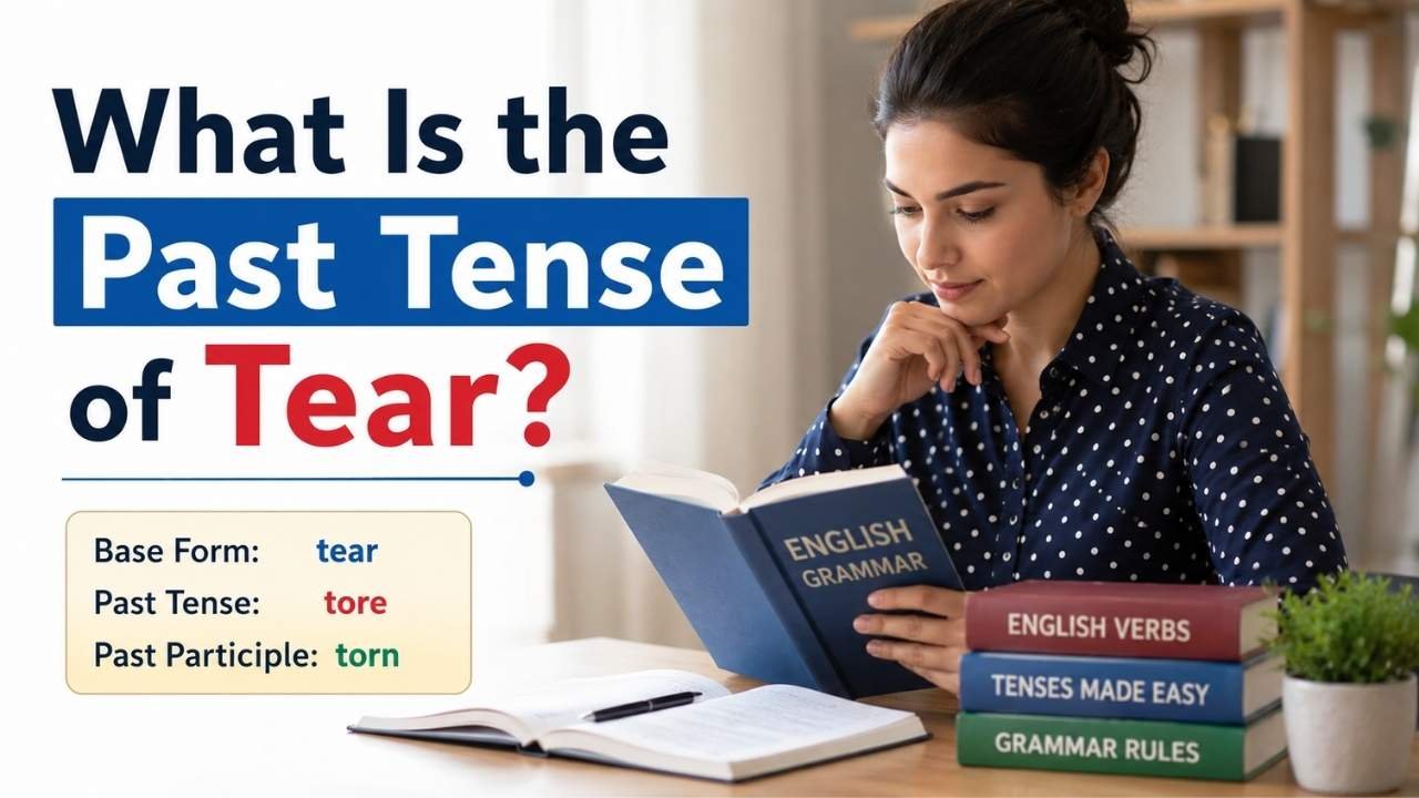 The past tense of tear often confuses English learners because they see different forms like tore, torn, and teared.