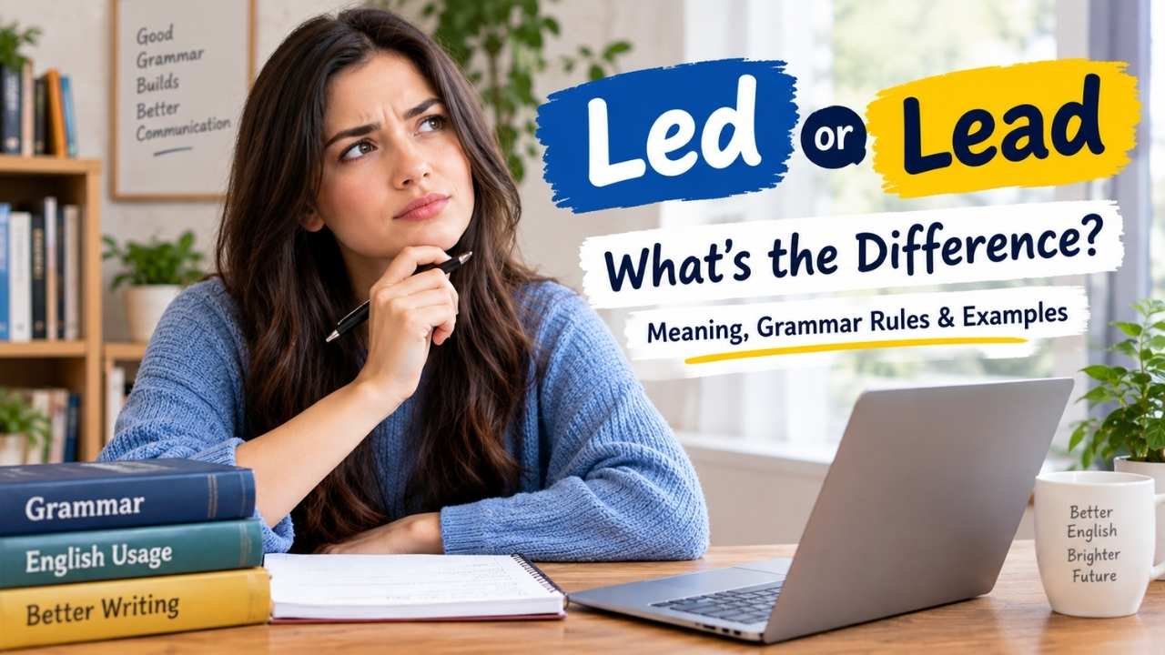 Have you ever paused while writing and wondered whether led or lead is the correct word?