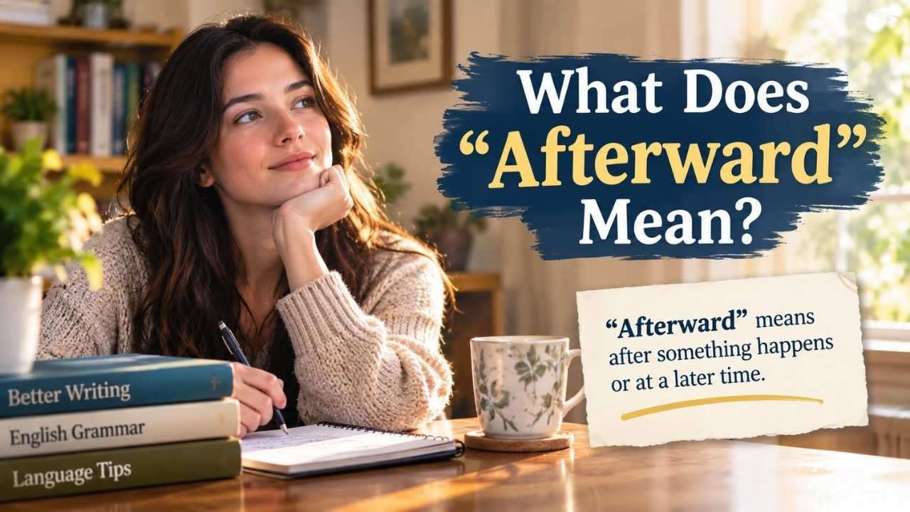Choosing between afterward vs afterwards can be confusing, especially if you're unsure which spelling is correct.