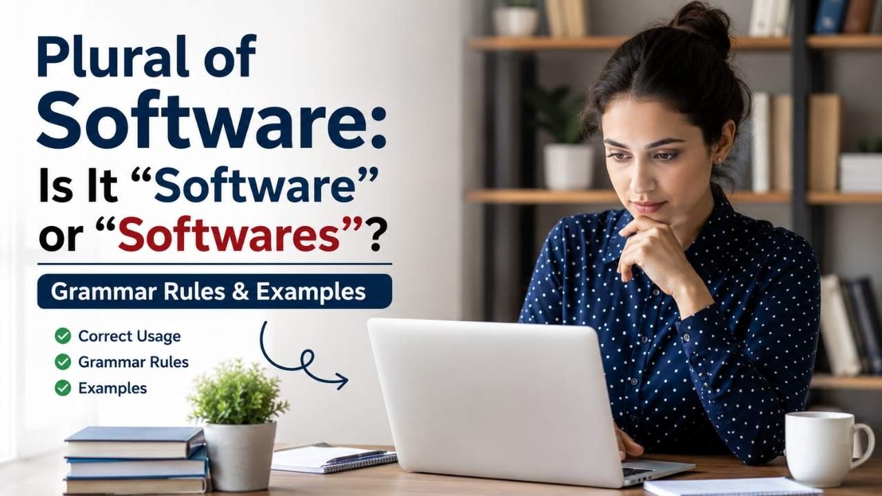 Plural of software: understanding whether “software” or “softwares” is grammatically correct.
